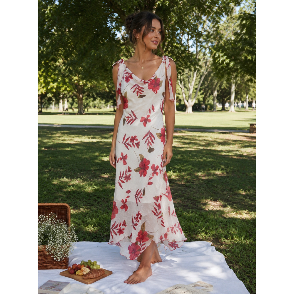 Vintage Sheer Floral Fairy Maxi dress Speechless Sz 3 White Office Wedding guest